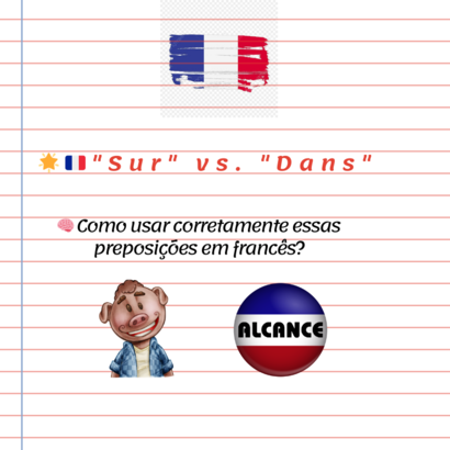 “Sur” vs. “Dans”: Como usar corretamente essas preposições em francês?