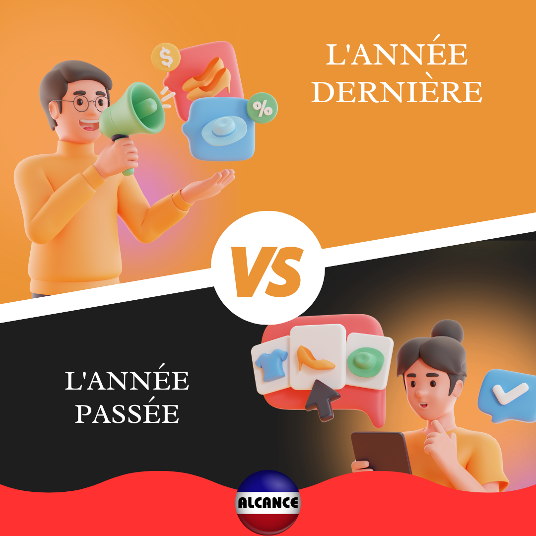 Diferença entre “L’année dernière” e “L’année passée” no Francês