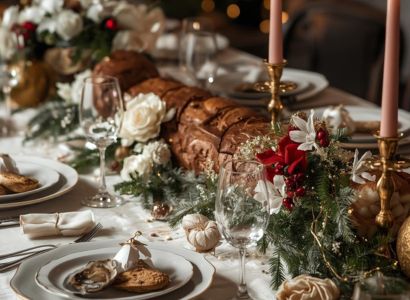 Le Réveillon de Noël: Ostras, Foie Gras e a lenda da Bûche de Noël (Tronco de Natal).