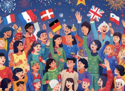 [Multilíngue]: Feliz Ano Novo Global: Bonne Année, Frohes Neues Jahr, Happy New Year e Xīnnián kuàilè!