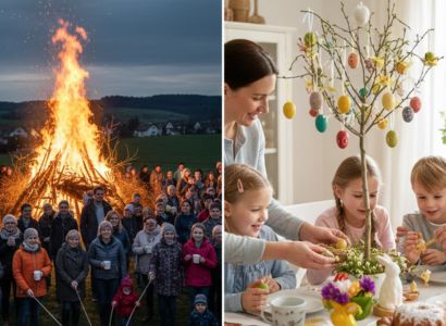 Frohe Ostern: Fogueiras de Páscoa e Tradições Alemãs que Você Precisa Conhecer