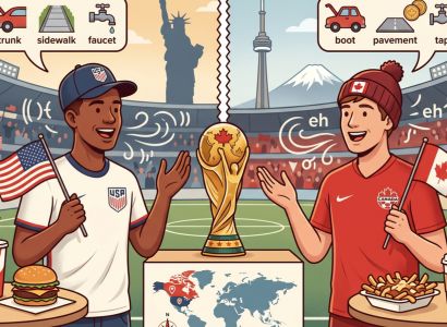 EUA vs. Canadá: diferenças de sotaque e vocabulário nas sedes da Copa 🇺🇸🇨🇦⚽