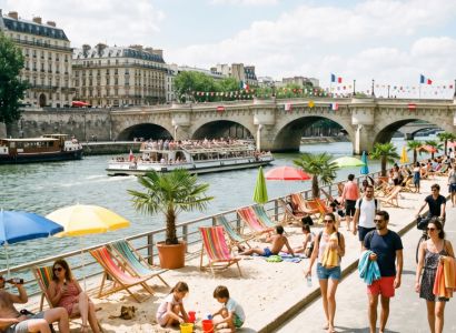 Paris Plages: quando a praia chega às margens do Rio Sena 🇫🇷🏖️