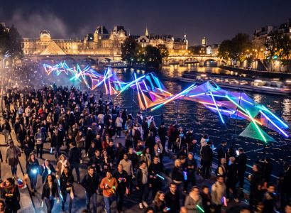 🌙 Nuit Blanche: Quando Paris Passa a Noite em Claro pela Arte
